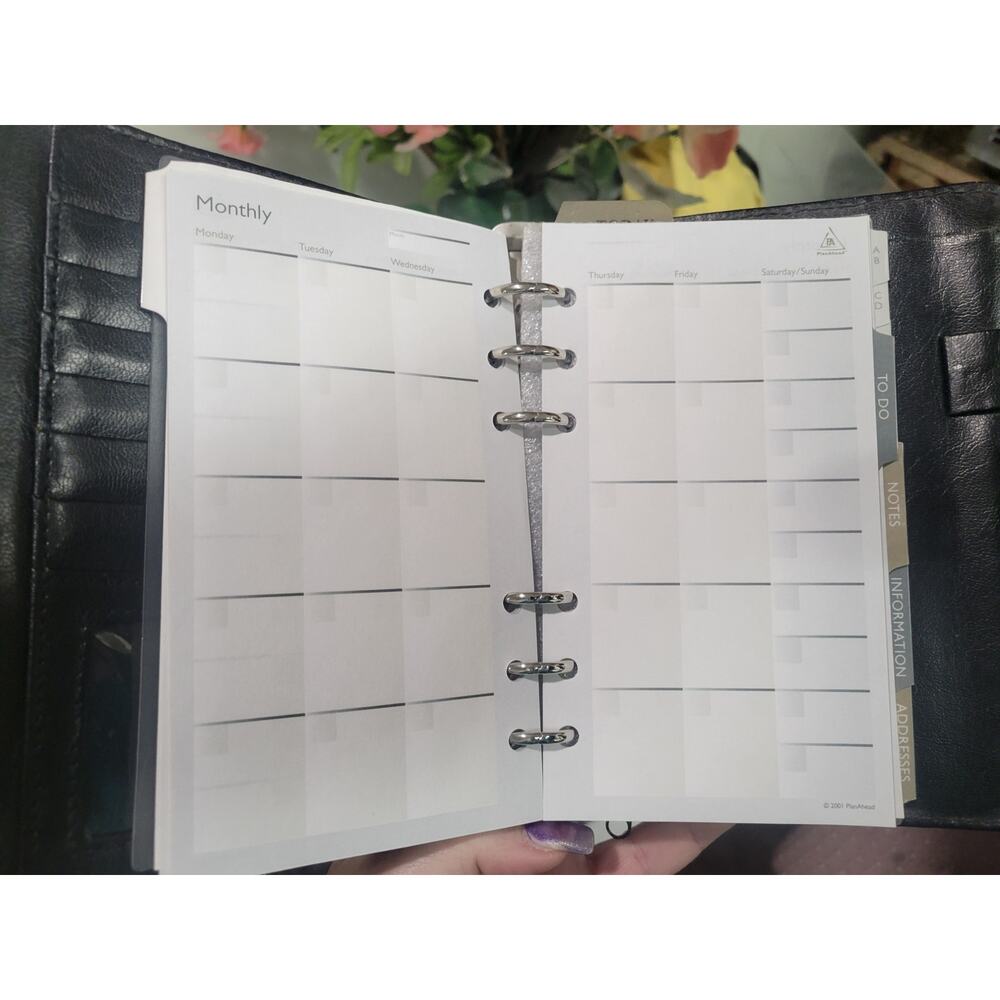 B6 SNAP AGENDA Planner NOTES CALCULATOR, PHONE #S important agency contacts ++ - Picture 6 of 16